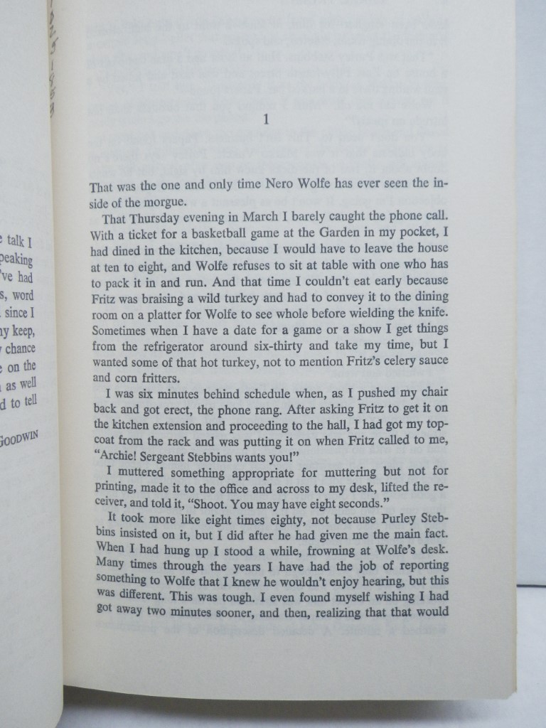 Image 2 of Three Trumps, A Nero Wolfe Omnibus: The Black Mountain / If Death Ever Slept / B