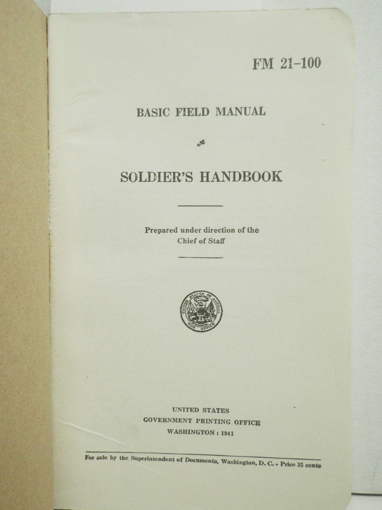 Image 1 of FM 21-100  Basic Field Manual:  Soldier's Handbook.