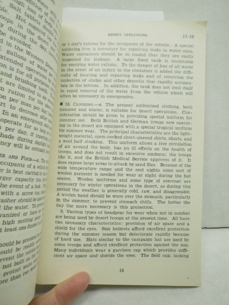 Image 3 of FM 31-25 Basic Field Manual:  Desert Operations