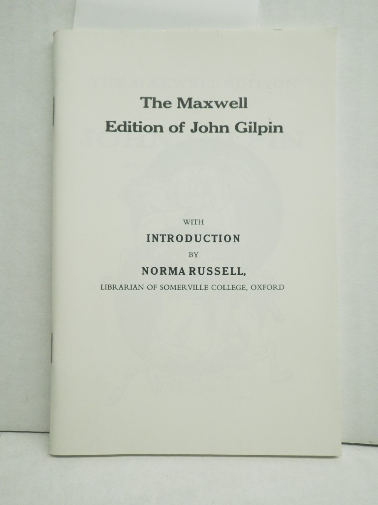 Image 0 of The Maxwell Edition of John Gilpin