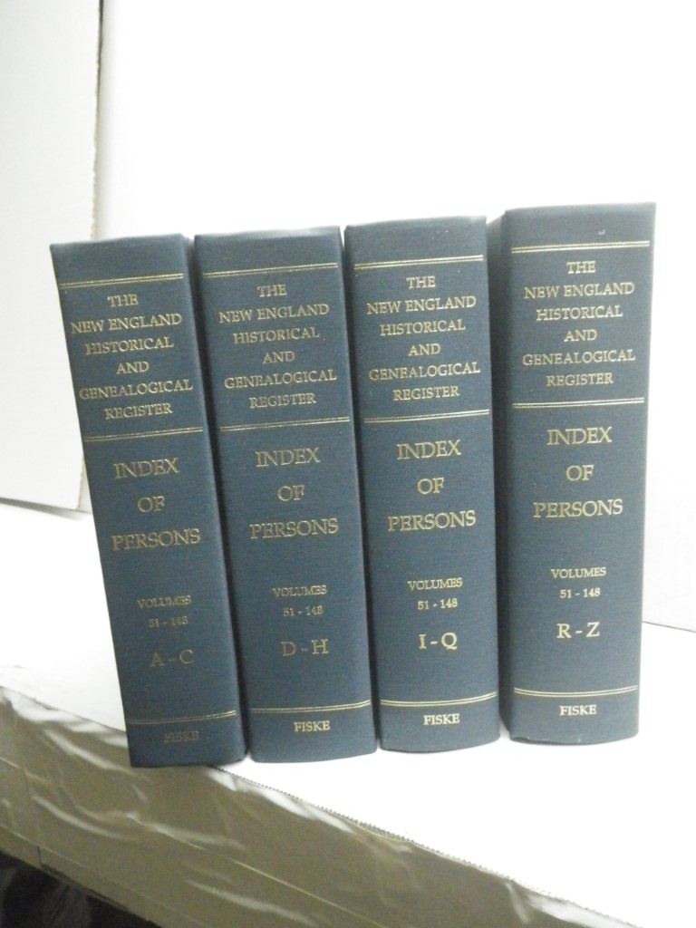 Image 0 of The New England Historical and Genealogical Register: Index of Persons, Volumes 