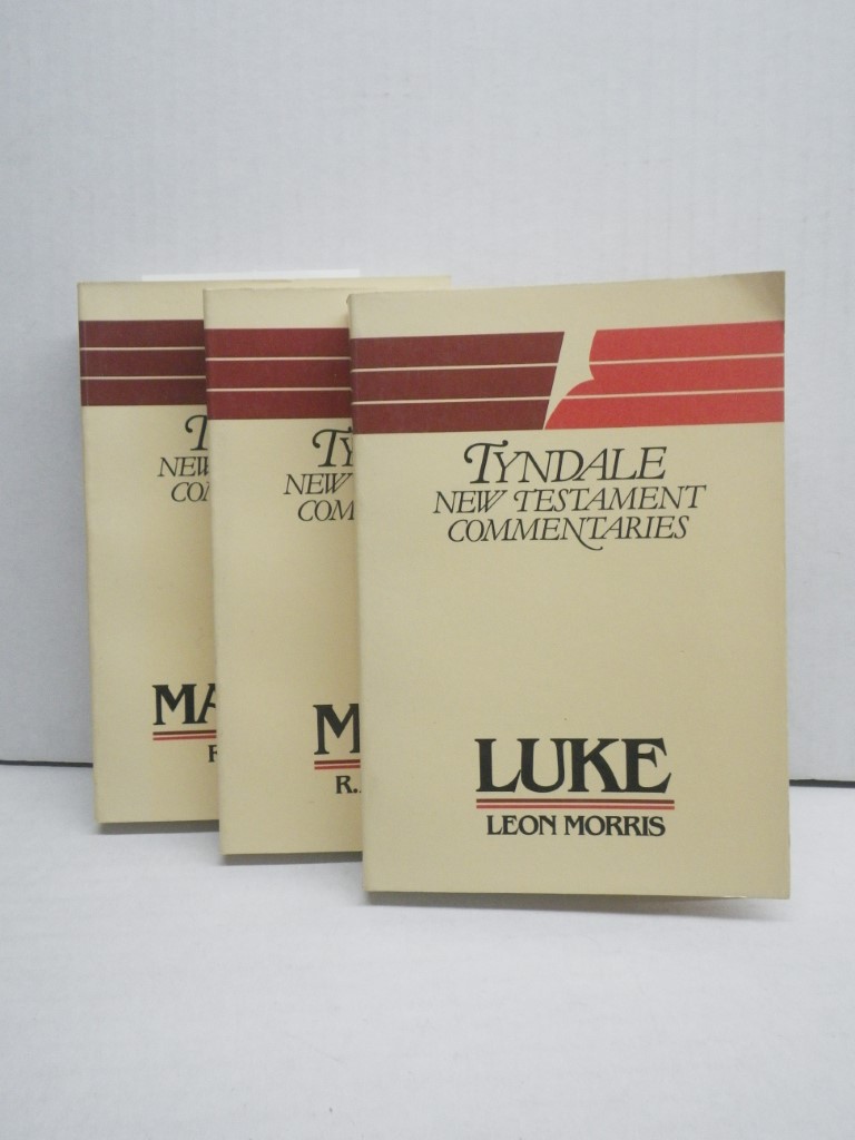 Image 1 of Tyndale New Testament Commentaries (#1 Matthew, #2 Mark, #3 Luke)