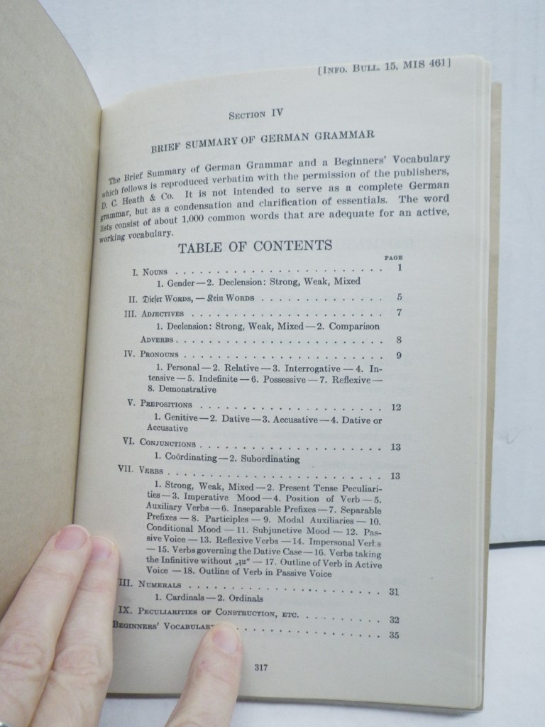 Image 3 of Military Intelligence Service Information Bulletin No. 15:   The German Rifle Co