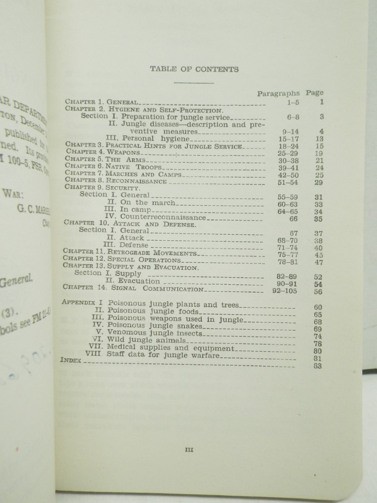 Image 2 of FM 31-20  Jungle Warfare