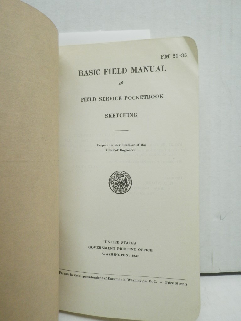 Image 1 of FM 21-35  Field Service Pocketbook:  Sketching