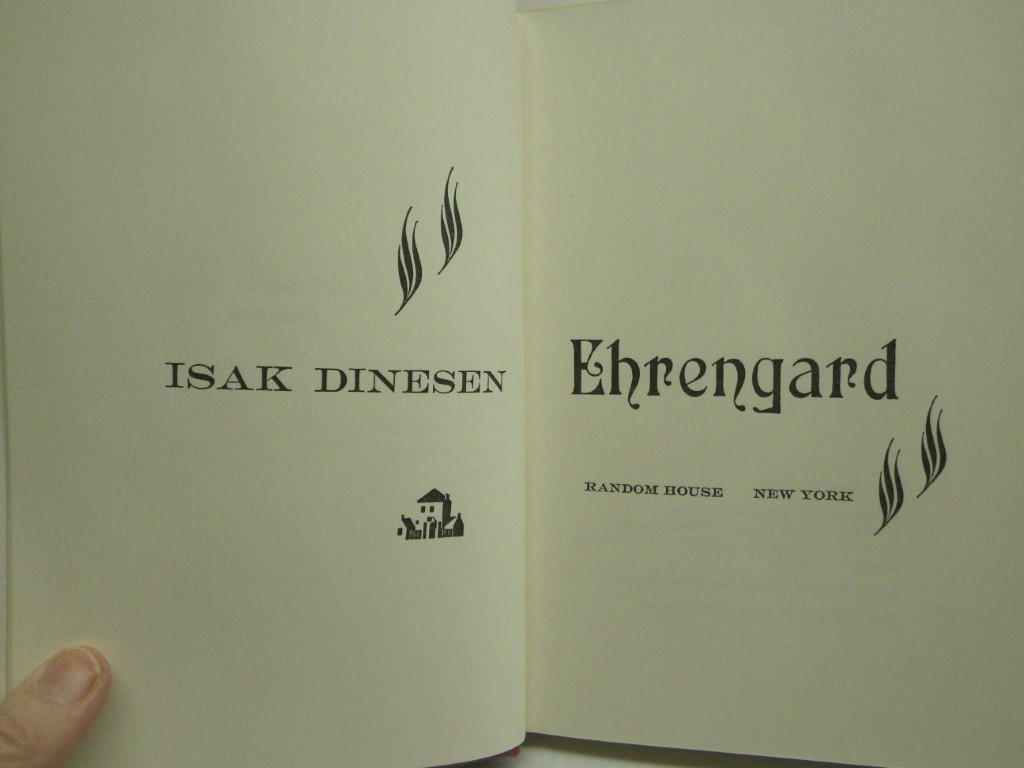 Image 1 of Ehrengard:  A New Tale by the World Renowned Danish Novelist