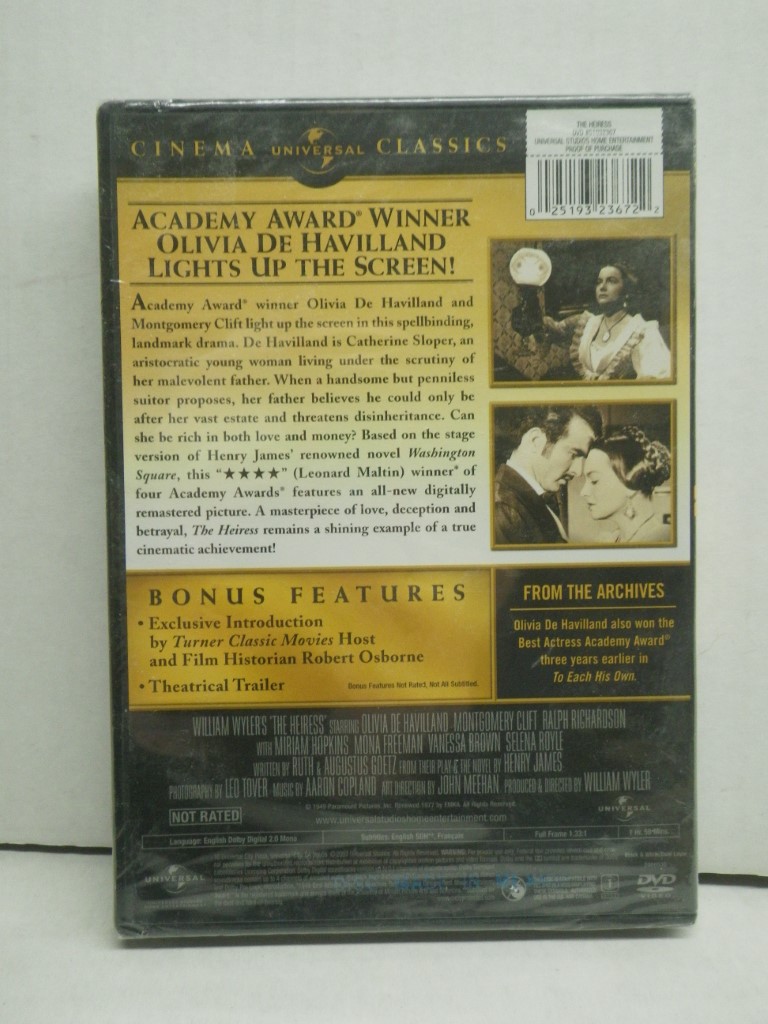 Image 1 of The Heiress [DVD]