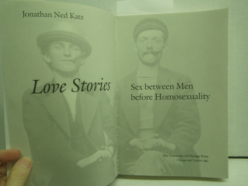 Image 1 of Love Stories: Sex between Men before Homosexuality