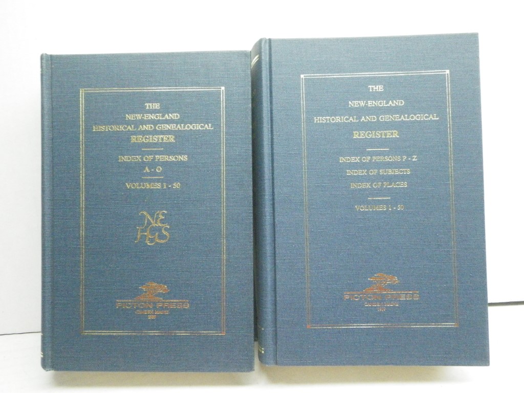 Image 1 of The New England Historical and Genealogical Register: Index of Persons A-O and P