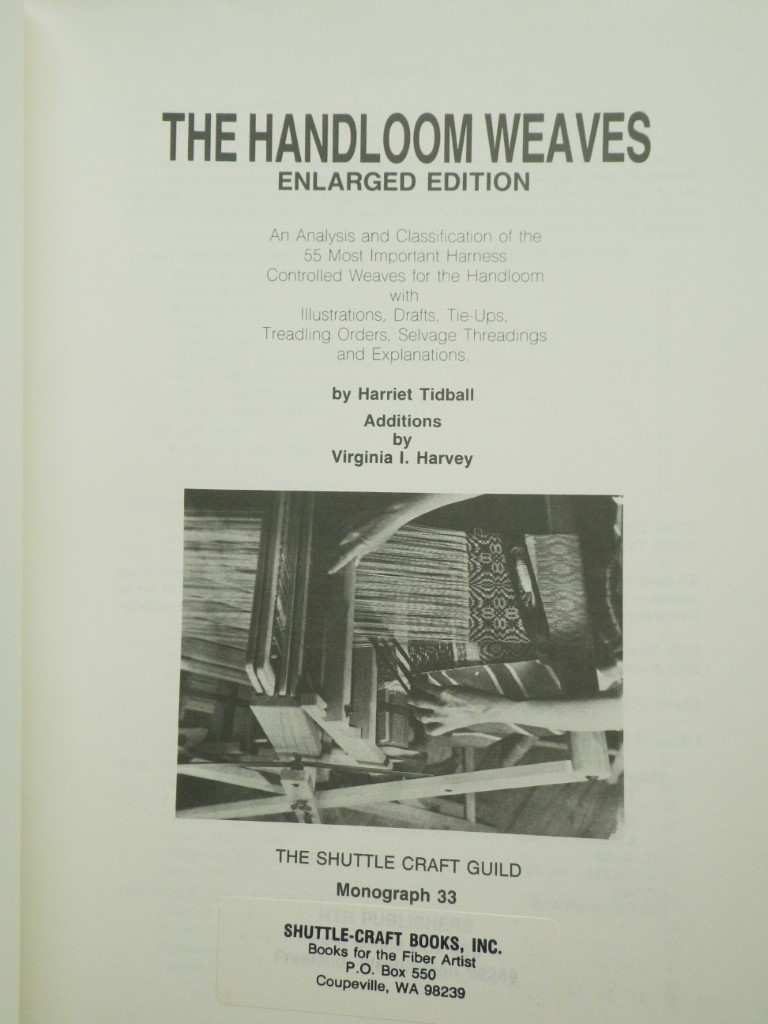 Image 1 of The Handloom Weaves: An Analysis and Classification of the 55 Most Important Har