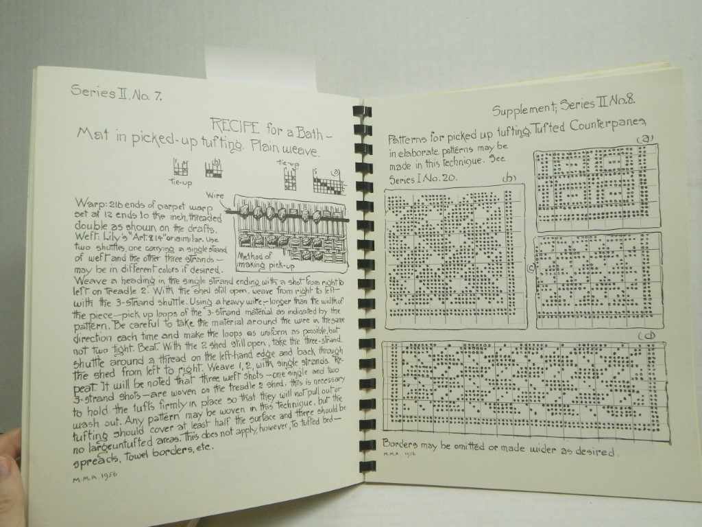 Image 2 of Mary Meigs Atwater Recipe Book: Patterns for Handweavers