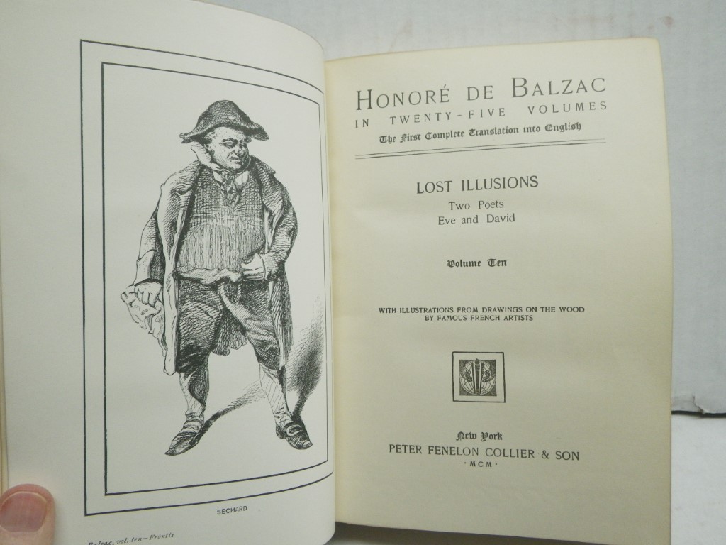 Image 6 of 9 Volumes of 25 Volume Set:  Honore de Balzac  (Volumes III through XI)