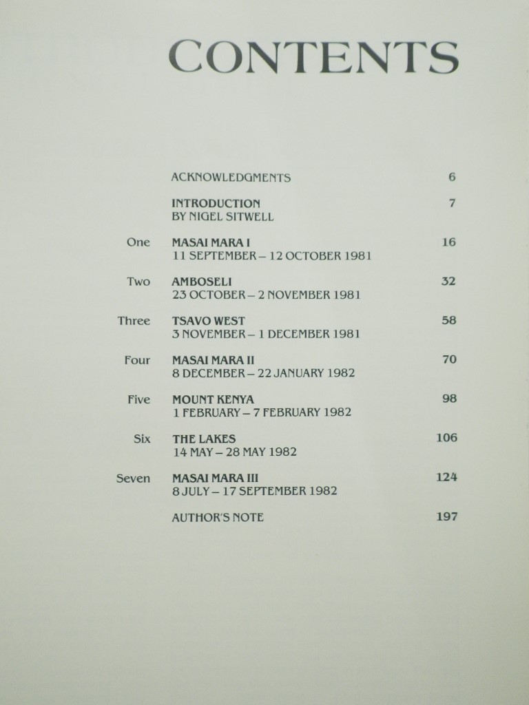 Image 3 of Safari: The East African Diaries of a Wildlife Photographer