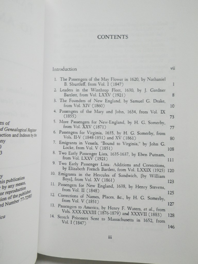 Image 3 of Passengers to America A Consolidation of Ship Passenger Lists from The New