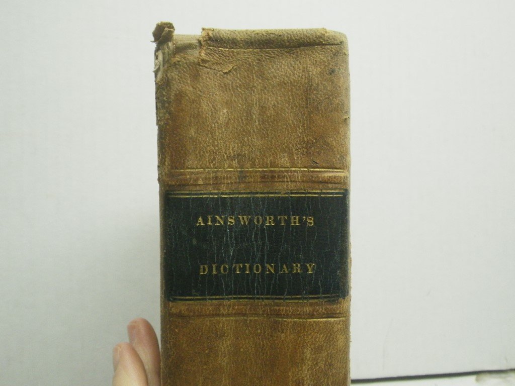 Image 1 of An Abridgement of Ainsworth's Dictionary, English and Latin, Designed for the Us
