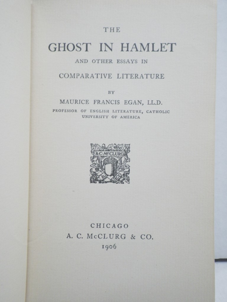 Image 1 of The Ghost in Hamlet and Other Essays