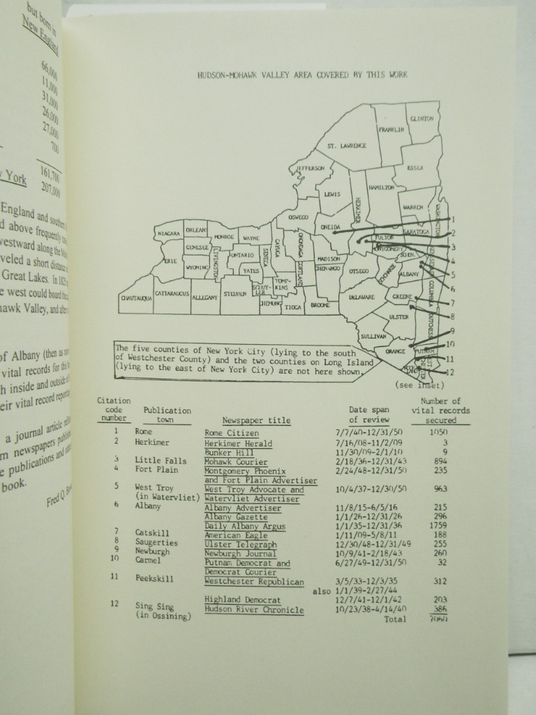 Image 2 of 7,000 Hudson-Mohawk Valley (New York) Vital Records, 1808-1850