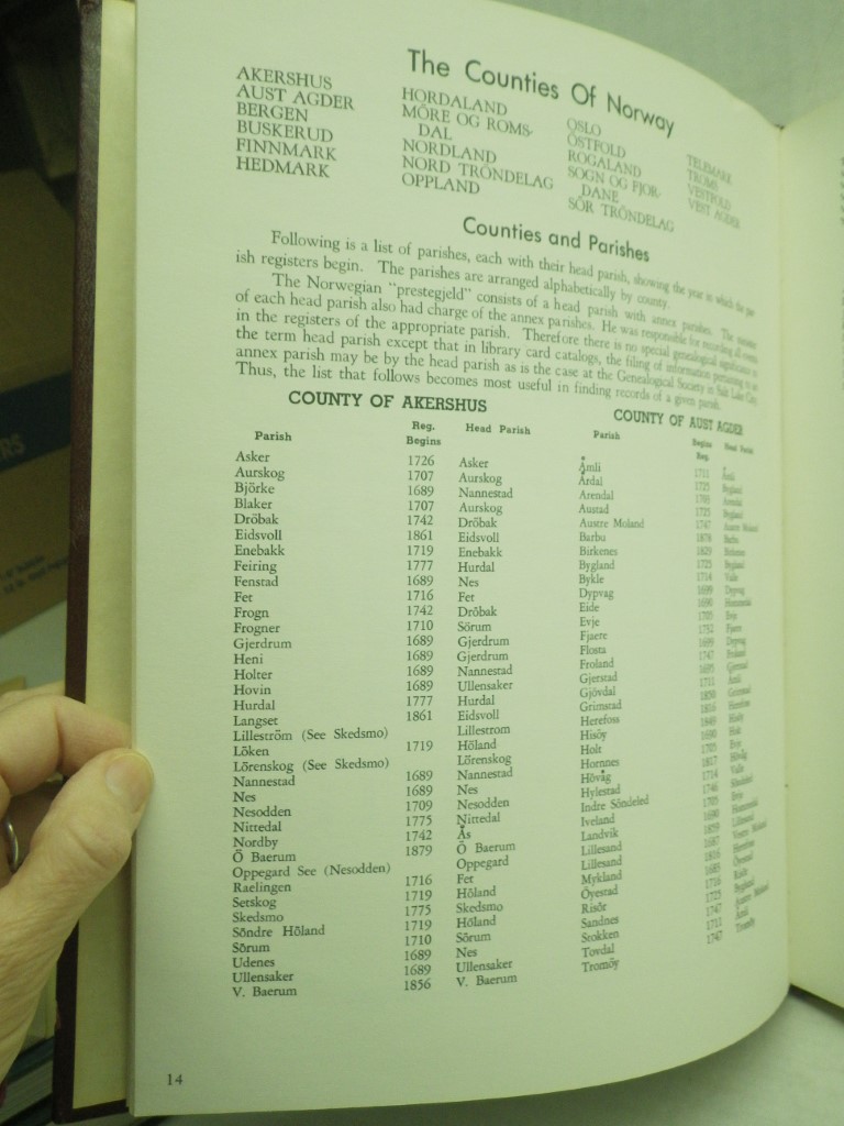 Image 3 of Genealogical Guidebook & Atlas of Norway