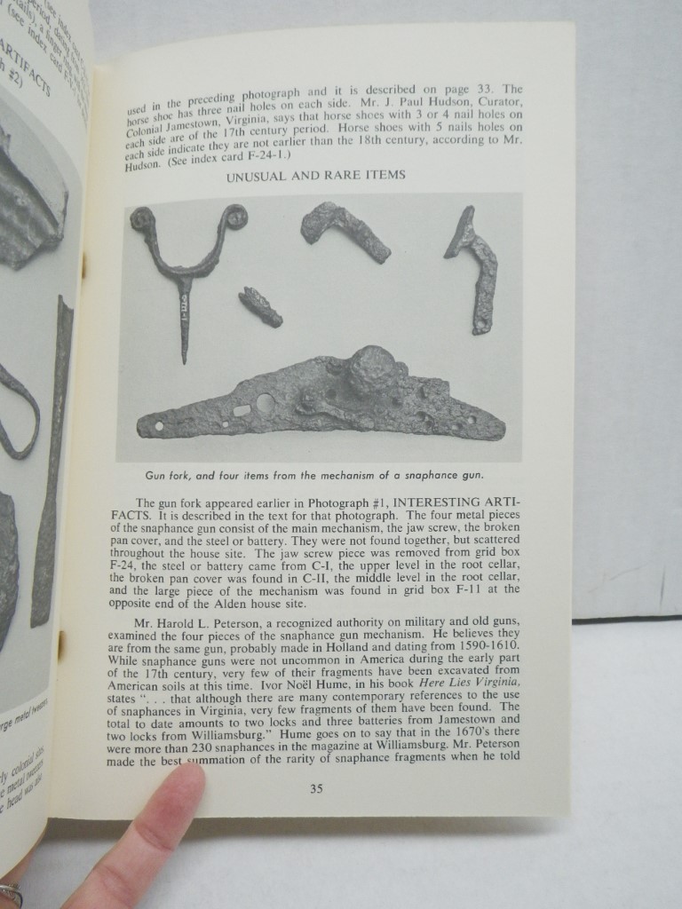 Image 4 of PILGRIM JOHN ALDEN'S PROGRESS: Archaeological Excavations in Duxbury
