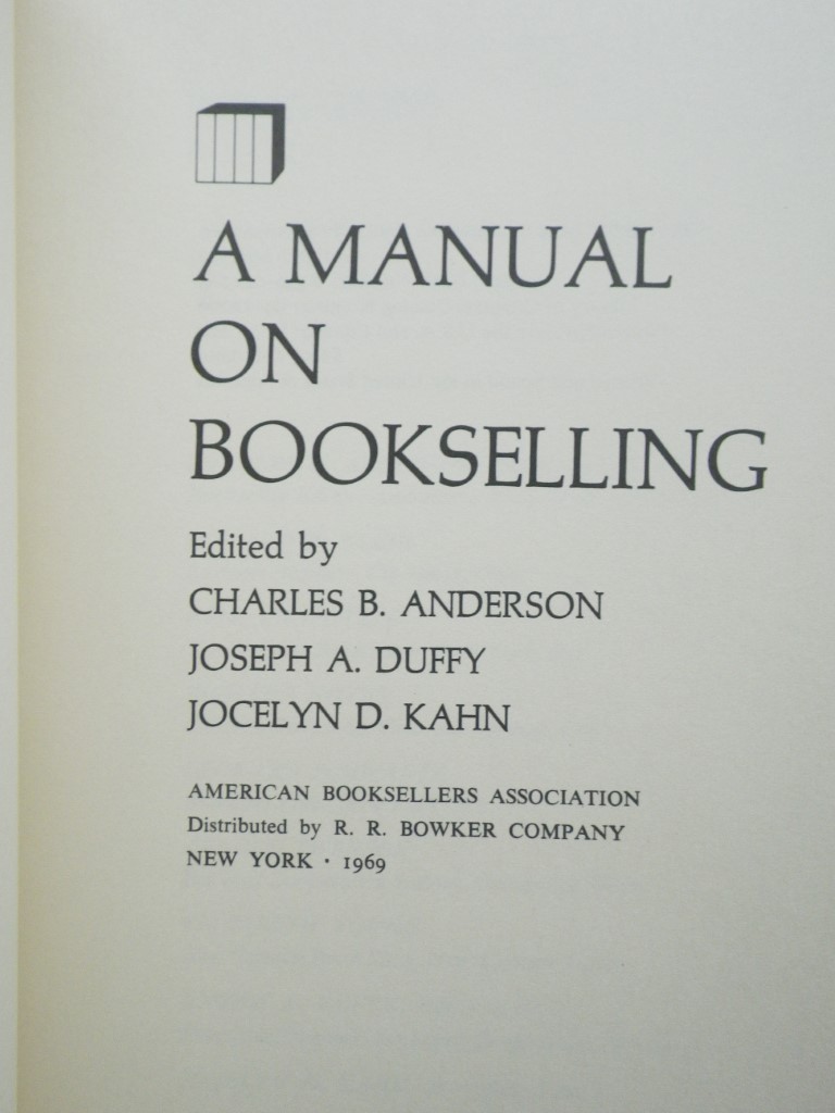 Image 1 of A Manual on Bookselling