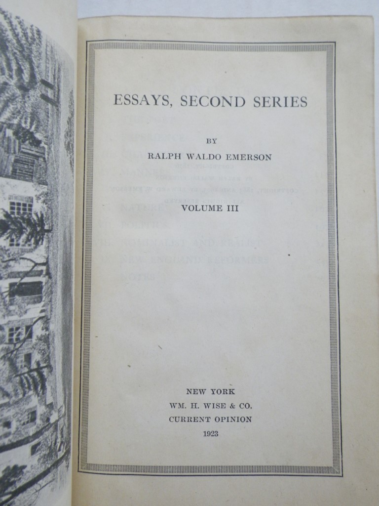 Image 2 of Emerson's Complete Writings, 3 volumes, Wise publisher