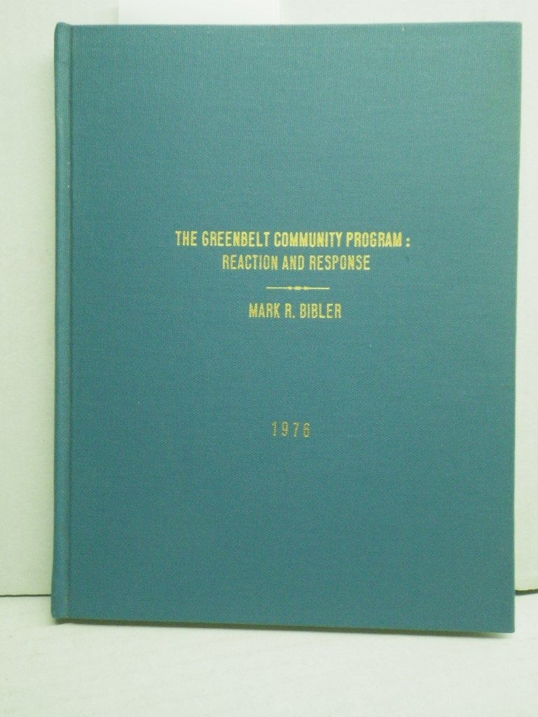 Image 0 of The Greenbelt Community Program: Reaction and Response