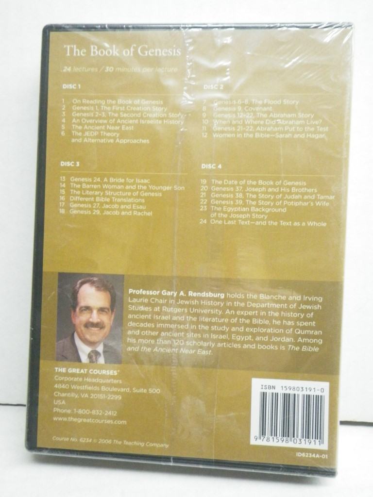 Image 1 of The Great Courses: The Book of Genesis