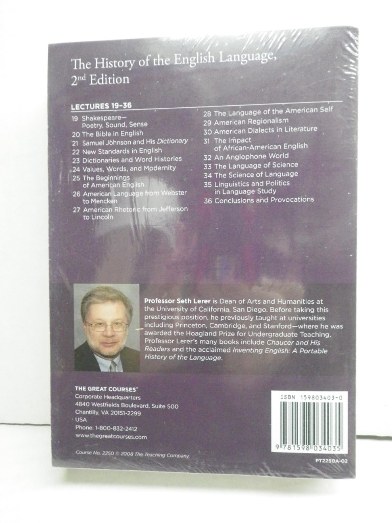 Image 1 of The History of the English Language  2nd Edition, 2 PB
