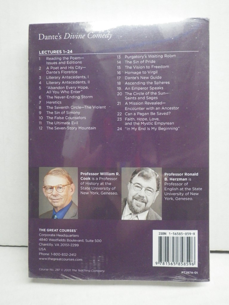 Image 1 of The Great Courses - Dante's Divine Comedy PB Lectures 1-24