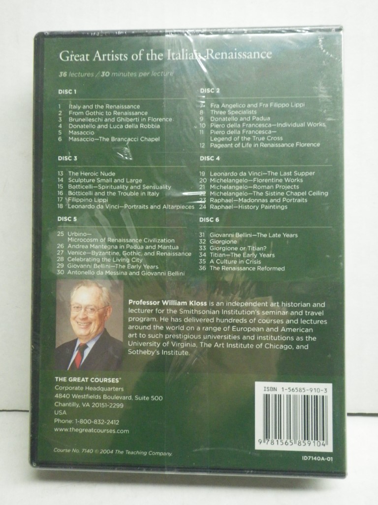 Image 1 of Great Artists of the Italian Renaissance