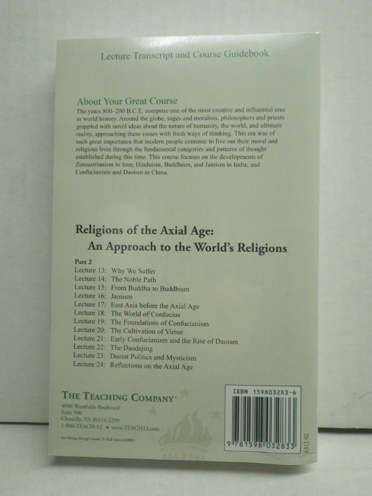 Image 1 of Religions of the Axial Age: An Approach to the World's Religions, Parts 1 and 2,