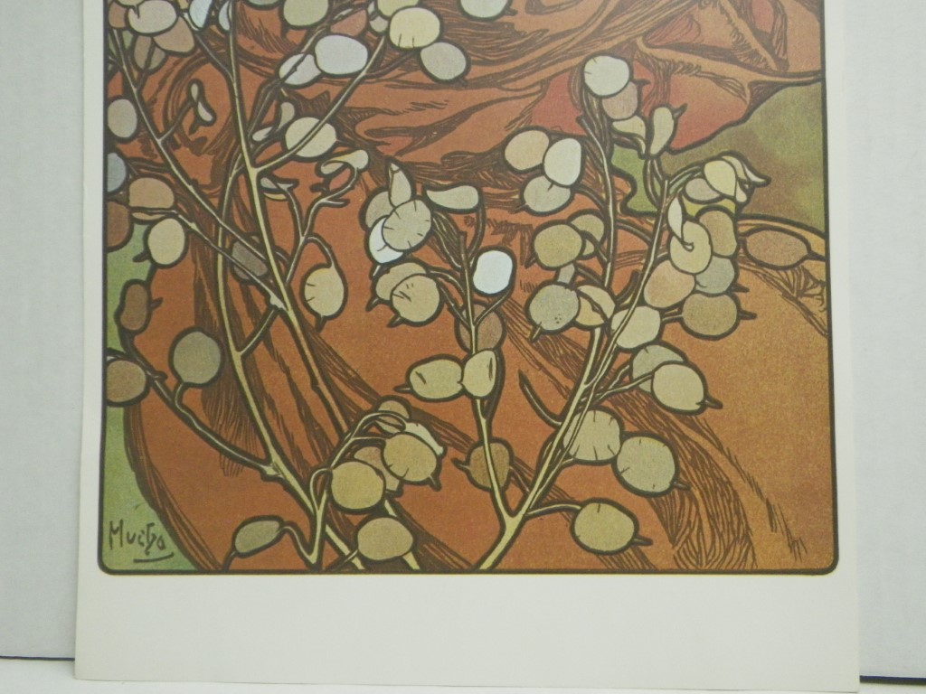 Image 1 of Mucha Poster, 27x10