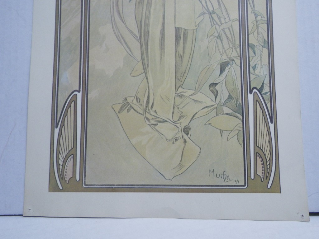 Image 1 of Mucha Poster, 29x12