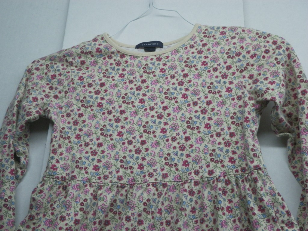 Image 1 of Land's End Girls Flower Print dress, size 10