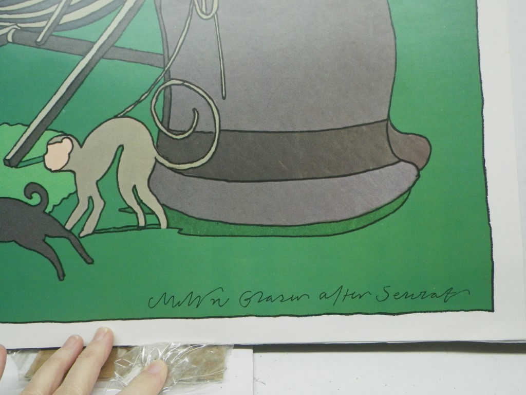 Image 1 of Milton Glaser Poster, 35x 24