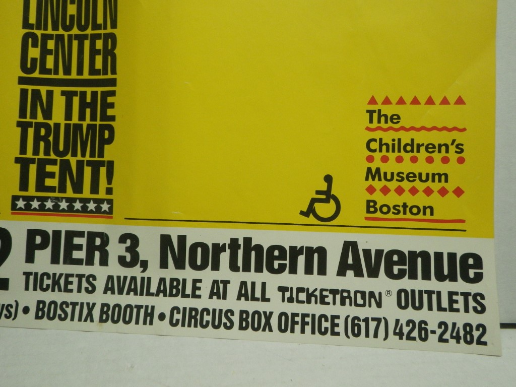 Image 2 of Big Apple Circus Poster, 35x 23