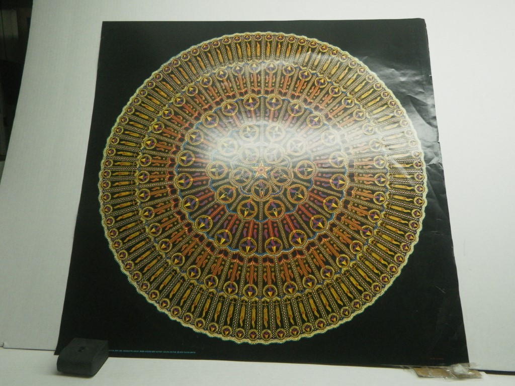 Black Light Poster 1973, 31x 31, Ralph Hilton