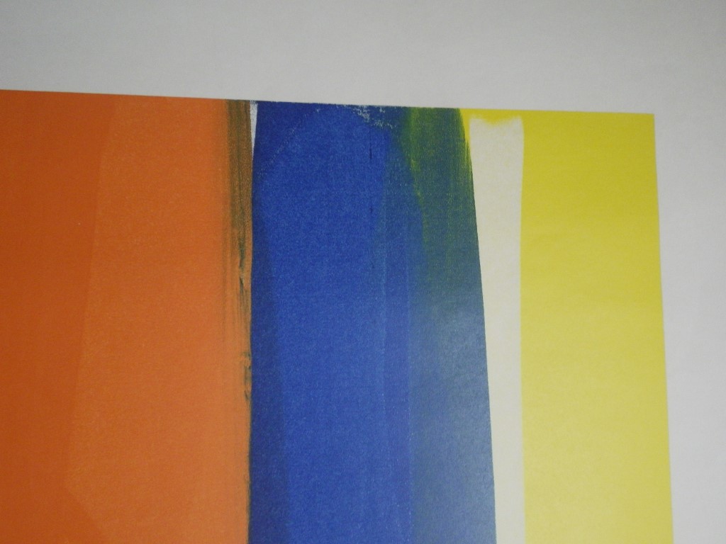 Image 4 of Lithograph Vertical Stripes 1974, 35x 23