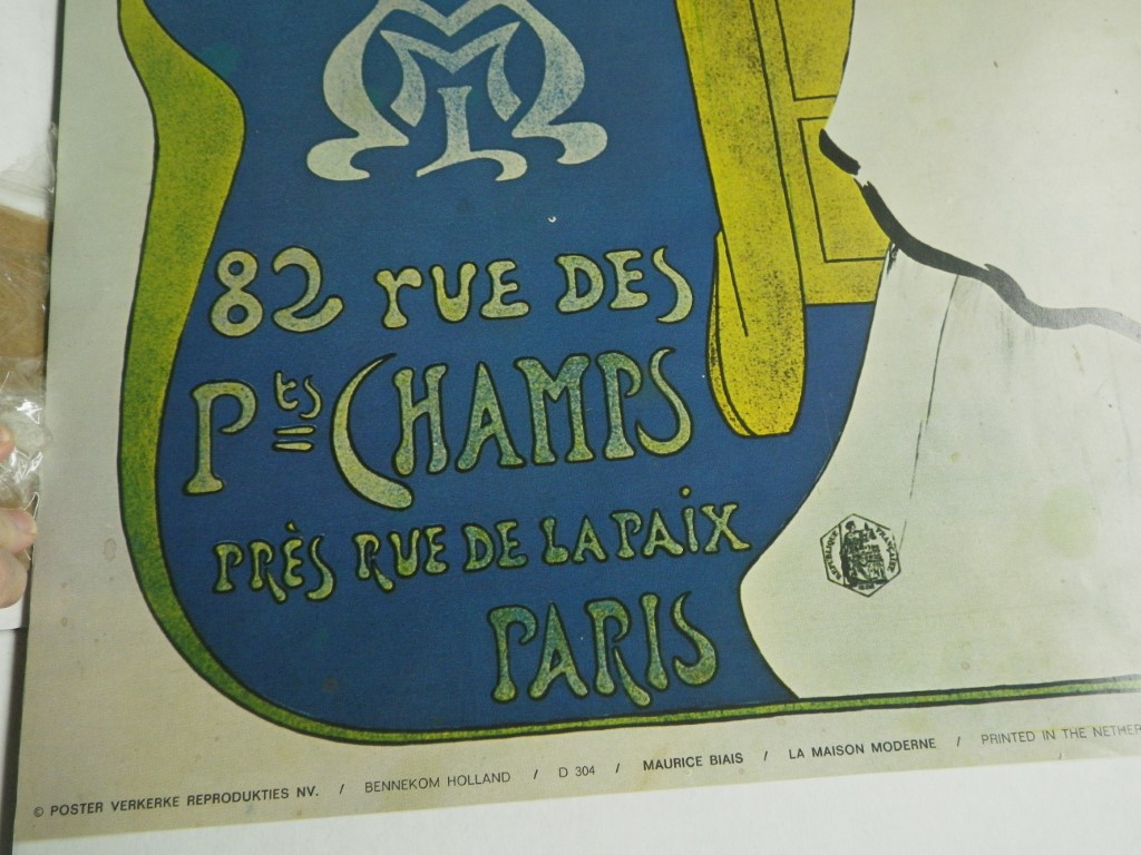 Image 2 of Maurice Biais Poster, 33x 22