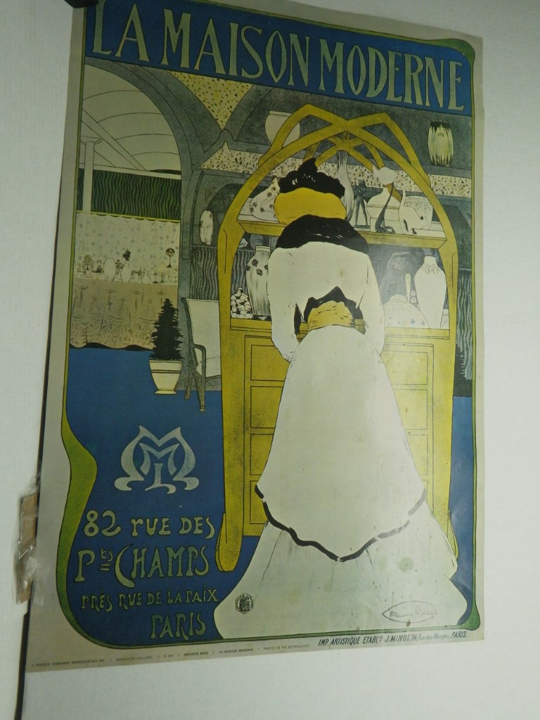 Maurice Biais Poster, 33x 22,  vintage 1975, La Maison Moderne