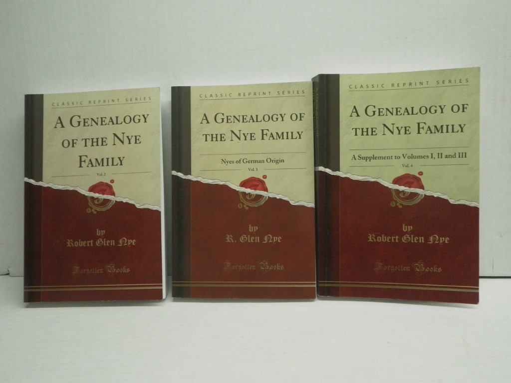 Image 1 of A Genealogy of the Nye Family (Classic Reprint Series:  Vol., 2, 3 and 4