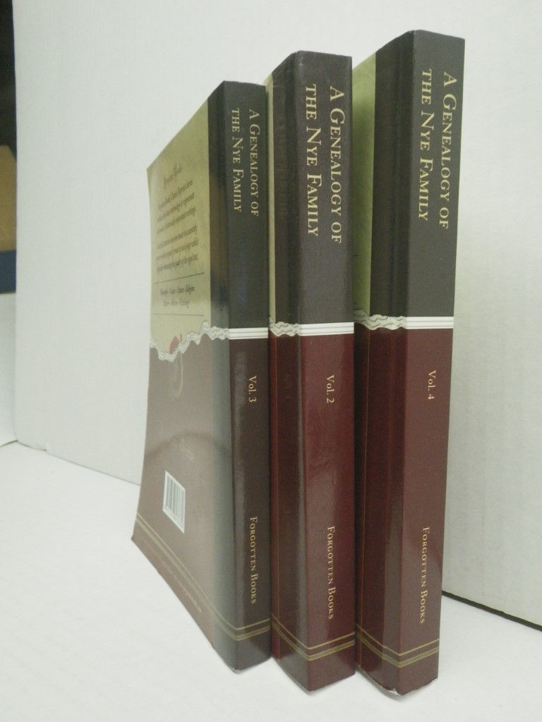 Image 0 of A Genealogy of the Nye Family (Classic Reprint Series:  Vol., 2, 3 and 4