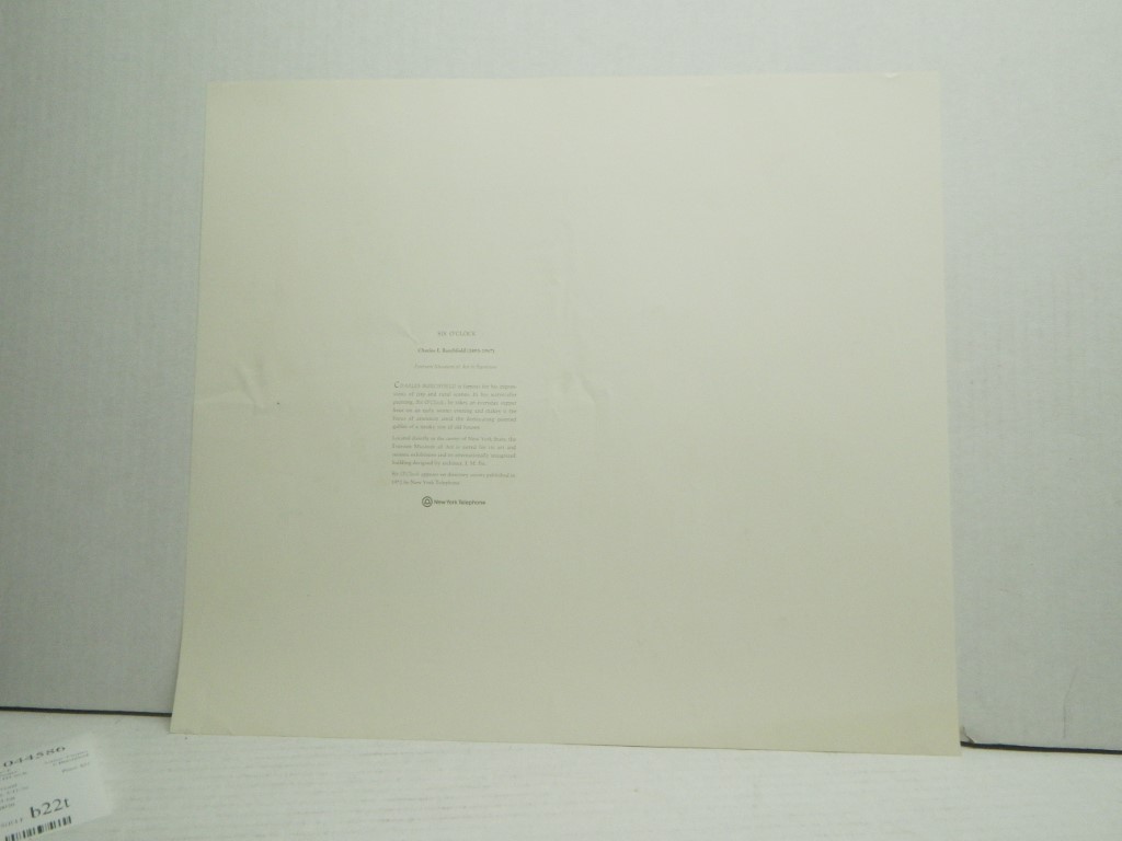 Image 2 of Charles E Burchfield Poster, 18x16