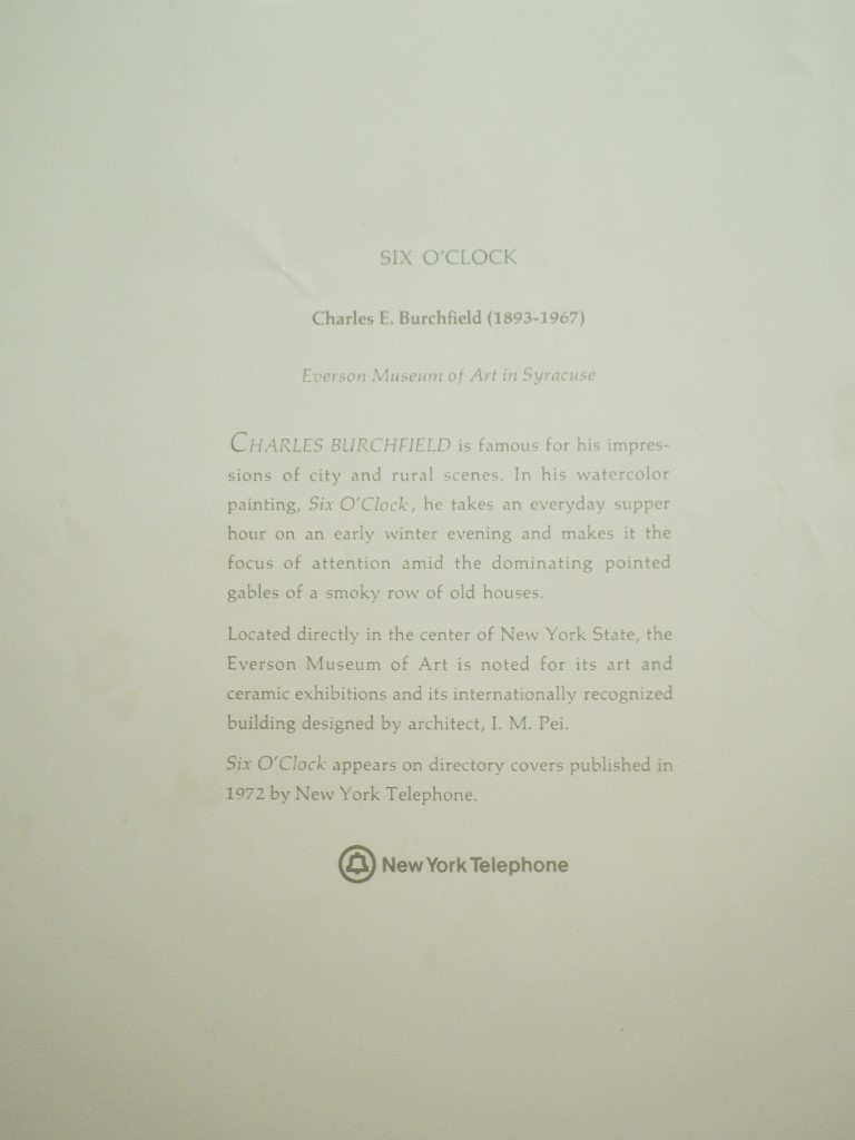 Image 3 of Charles E Burchfield Poster, 18x16