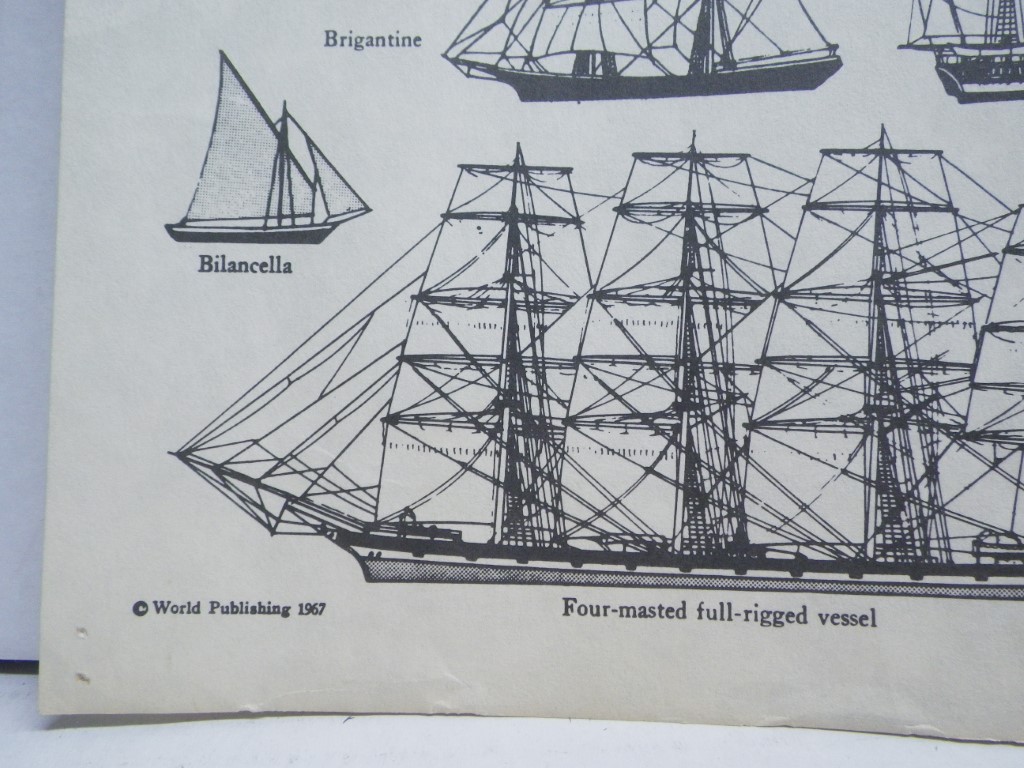 Image 1 of Great Sailing Ships of the World Poster, 21x 17