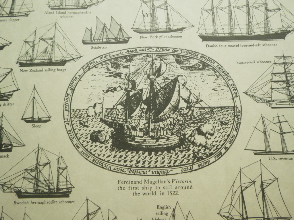 Image 3 of Great Sailing Ships of the World Poster, 21x 17