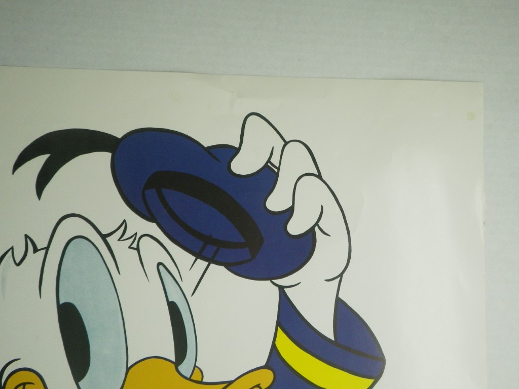 Image 3 of Vtg 1982 Donald Duck Poster 35x 23