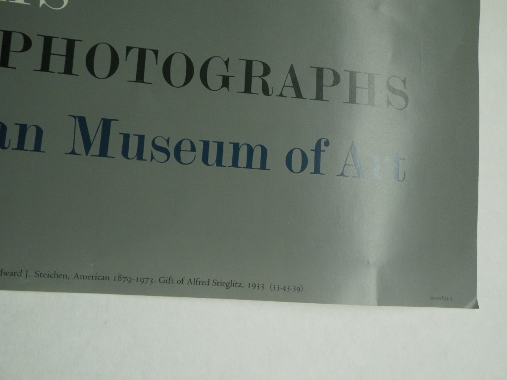 Image 3 of Vtg The Flatiron Poster, Steichen 37x 25