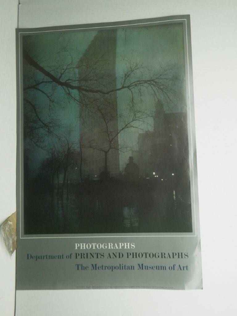 Vtg The Flatiron Poster, Steichen 37x 25