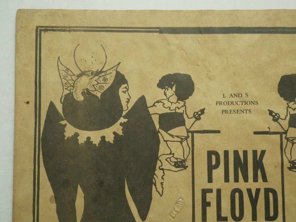 Image 2 of Pink Floyd Flyer Vintage 1973 Original, 14x 11